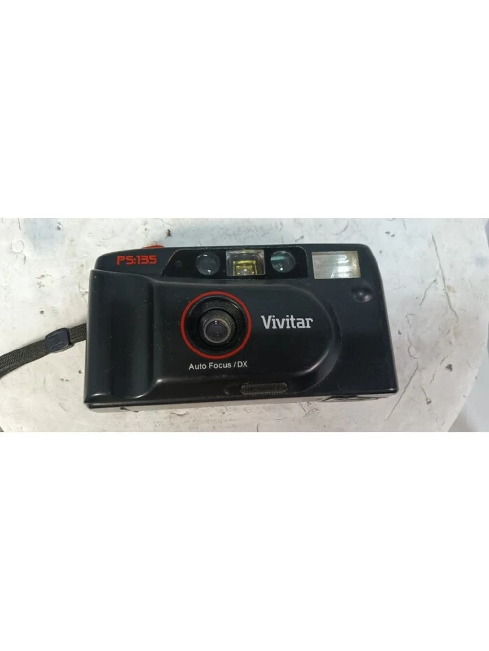 Vivitar 35mm Point & Shoot Film Camera Built-In Flash Tested Working